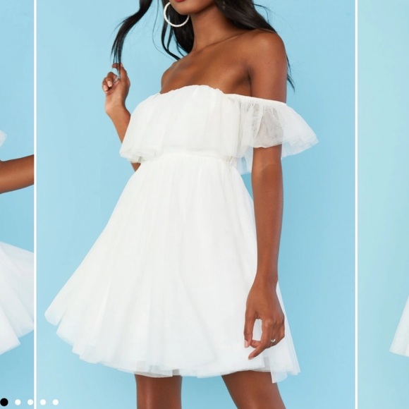 NWT Show Me Your MuMu x Disney Cinderella Have A Ball Babydoll Tulle Dress XL - Picture 9 of 15